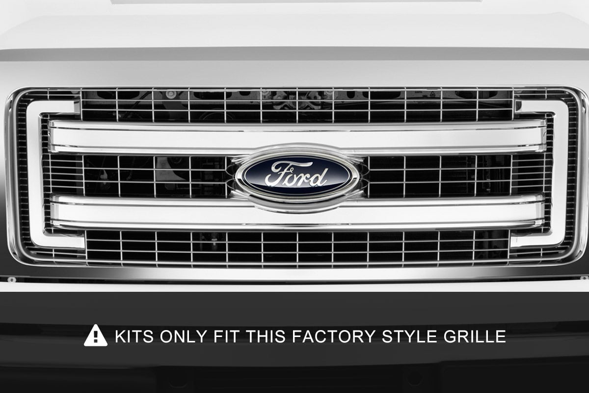 LED Light Kit | Grille Mount | 30&quot; Black Single Row | Ford F-150 (09-14)