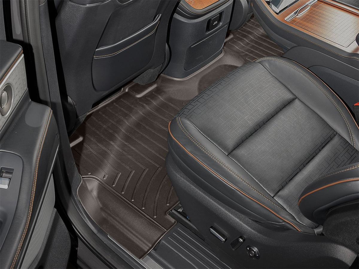 Weathertech - FloorLiner™ DigitalFit® Cocoa Front & Rear Set 25-26 Ford Expedition / 25-26 Lincoln Navigator - 471948-1-