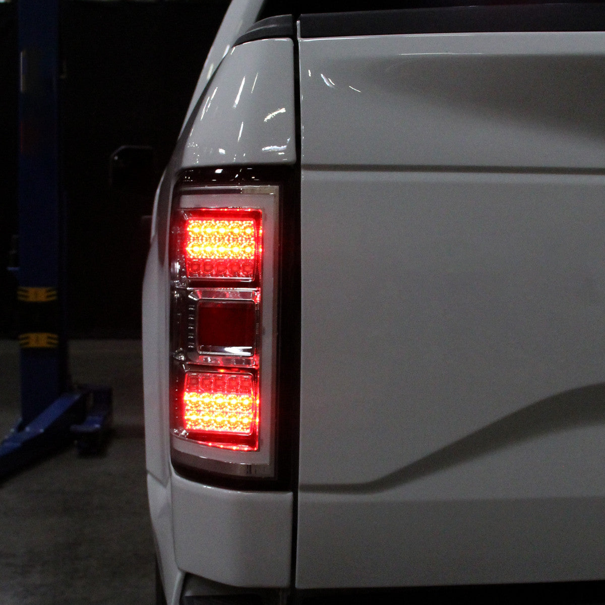 Spec-D Tuning - 2015-2017 Ford F-150 Chrome LED Tail Lights - LT-F15015CLED-TM