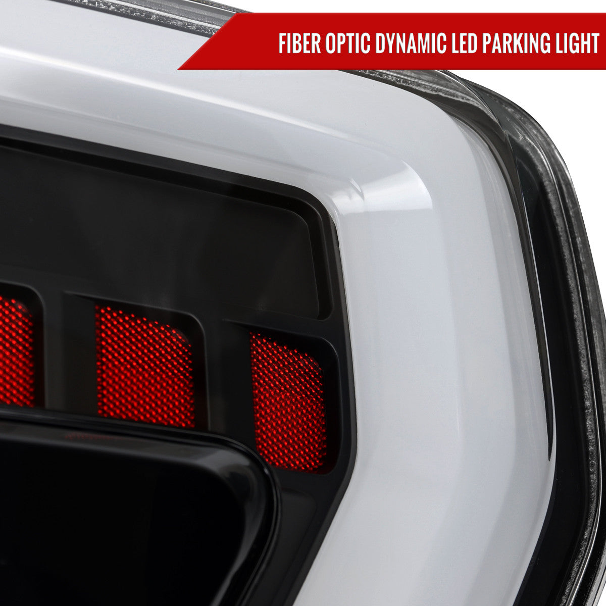 Spec-D Tuning - 2021–2023 Ford F-150 LED Tail Lights w/ Switchback Sequential Turn Signals (Matte Black Housing / Clear Lens) - LT-F15021JMLED-SQ-RS