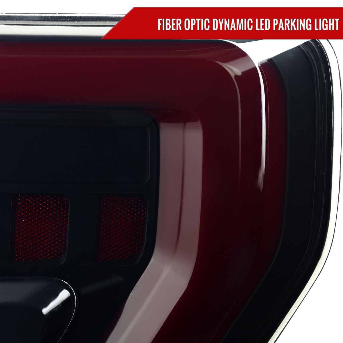 Spec-D Tuning - 2021–2023 Ford F-150 LED Tail Lights w/ Switchback Sequential Turn Signals (Black Housing / Smoked Lens) - LT-F15021SMLED-SQ-RS