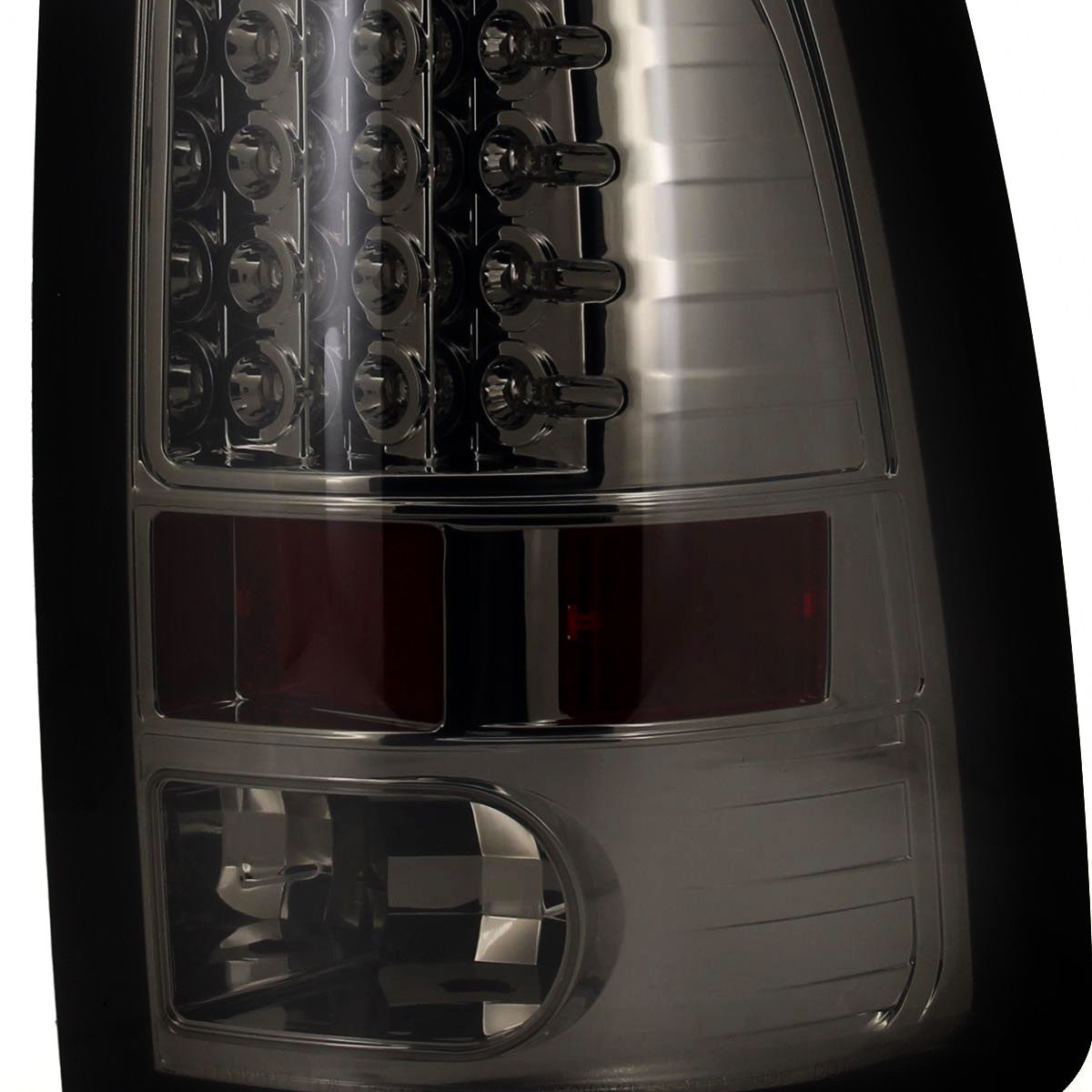Spec-D Tuning - 2009-2018 Dodge RAM 1500 / 2019-2021 Dodge RAM Classic / 2010-2018 RAM 2500 3500 LED Tail Lights (Chrome Housing/Smoked Lens) - LT-RAM09GLED-TM