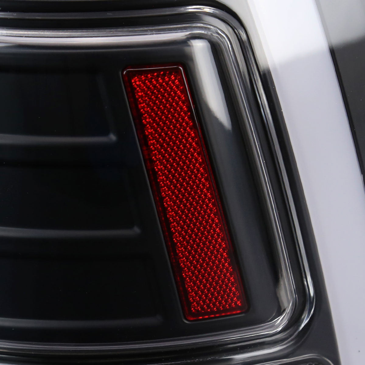 Spec-D Tuning - 2009-2018 Dodge RAM 1500/2019-2022 RAM 1500 Classic/2010-2018 RAM 2500 3500 LED Bar Tail Lights (Matte Black Housing/Clear Lens) - LT-RAM09JMLED-RS