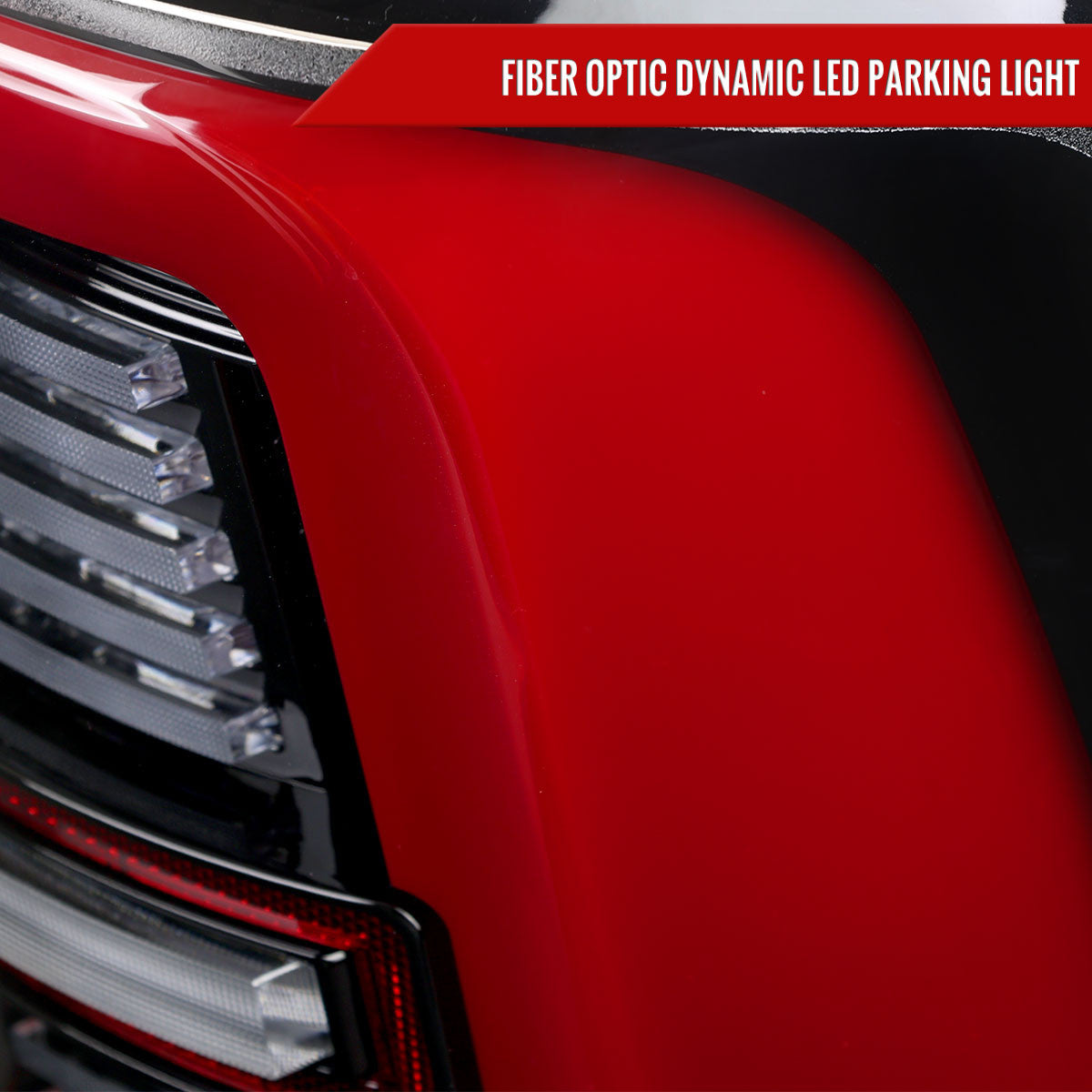 Spec-D Tuning - 2019-2024 Dodge RAM 2500/3500 LED Sequential Signal Tail Lights (Jet Black Housing / Clear Lens) - LT-RAM1925BKLD-SQ-RS