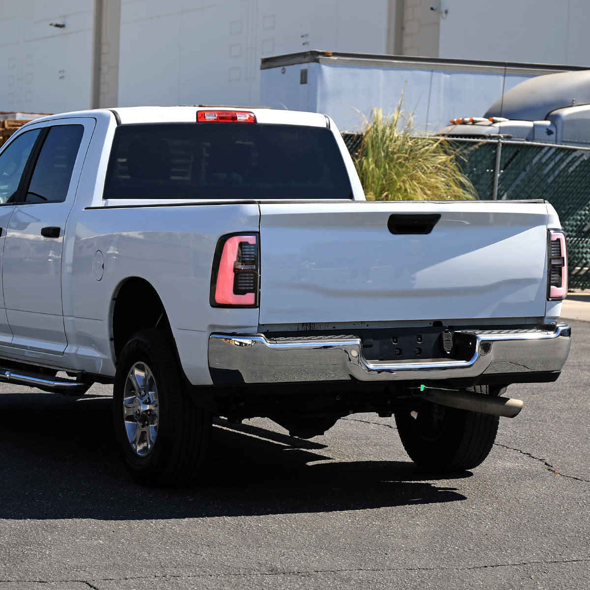 Spec-D Tuning - 2019-2024 Dodge RAM 2500/3500 LED Sequential Signal Tail Lights (Matte Black Housing / Clear Lens) - LT-RAM1925JMLD-SQ-RS