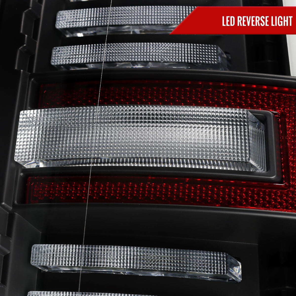 Spec-D Tuning - 2019-2024 Dodge RAM 2500/3500 LED Sequential Signal Tail Lights (Matte Black Housing / Clear Lens) - LT-RAM1925JMLD-SQ-RS