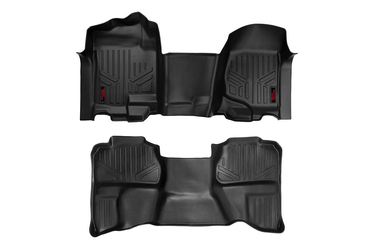Floor Mats | FR &amp; RR | OV Hump | Ext Cb | Chevy/GMC 1500/2500HD (07-14)