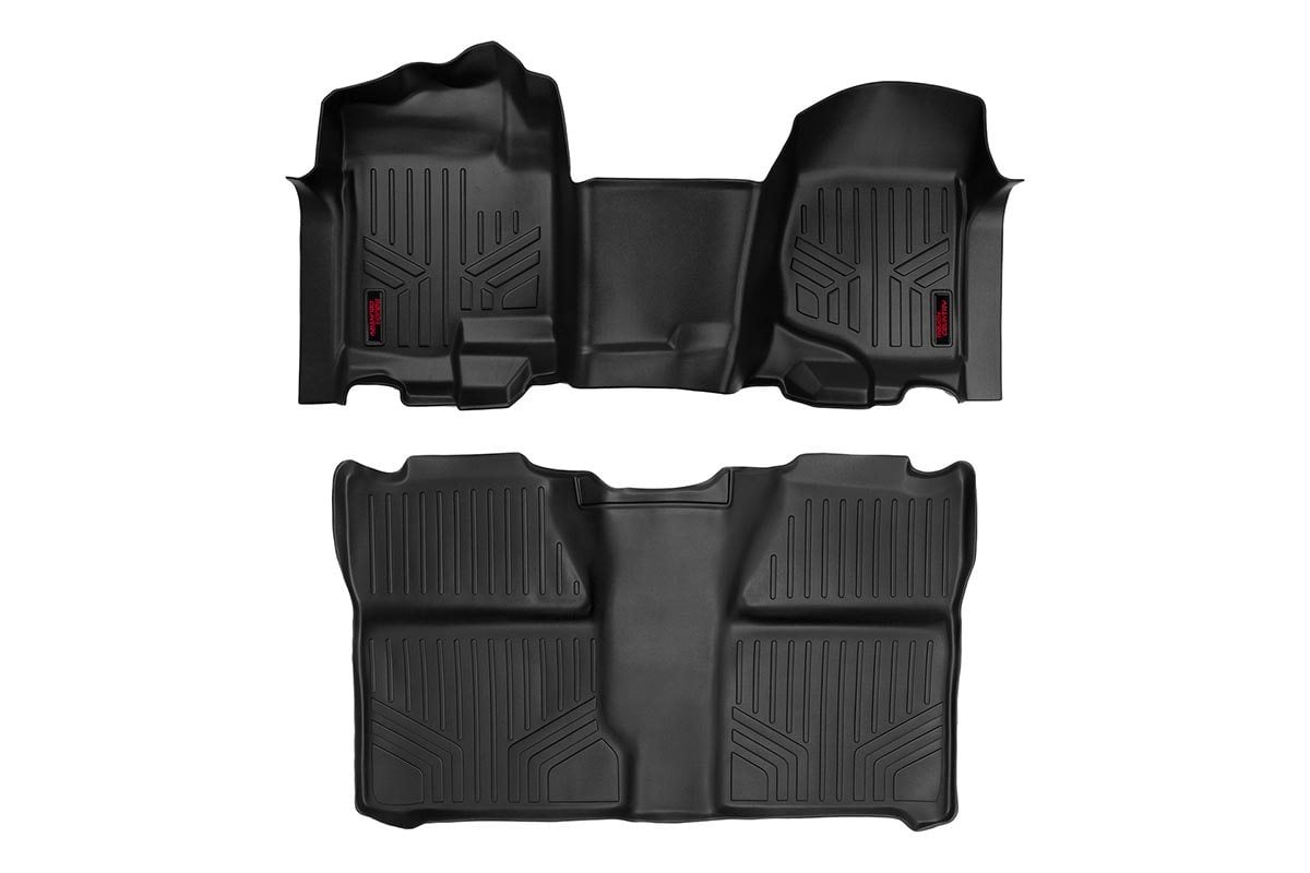 Floor Mats | FR &amp; RR | OV Hump | Crew | Chevy/GMC 1500/2500HD (07-14)