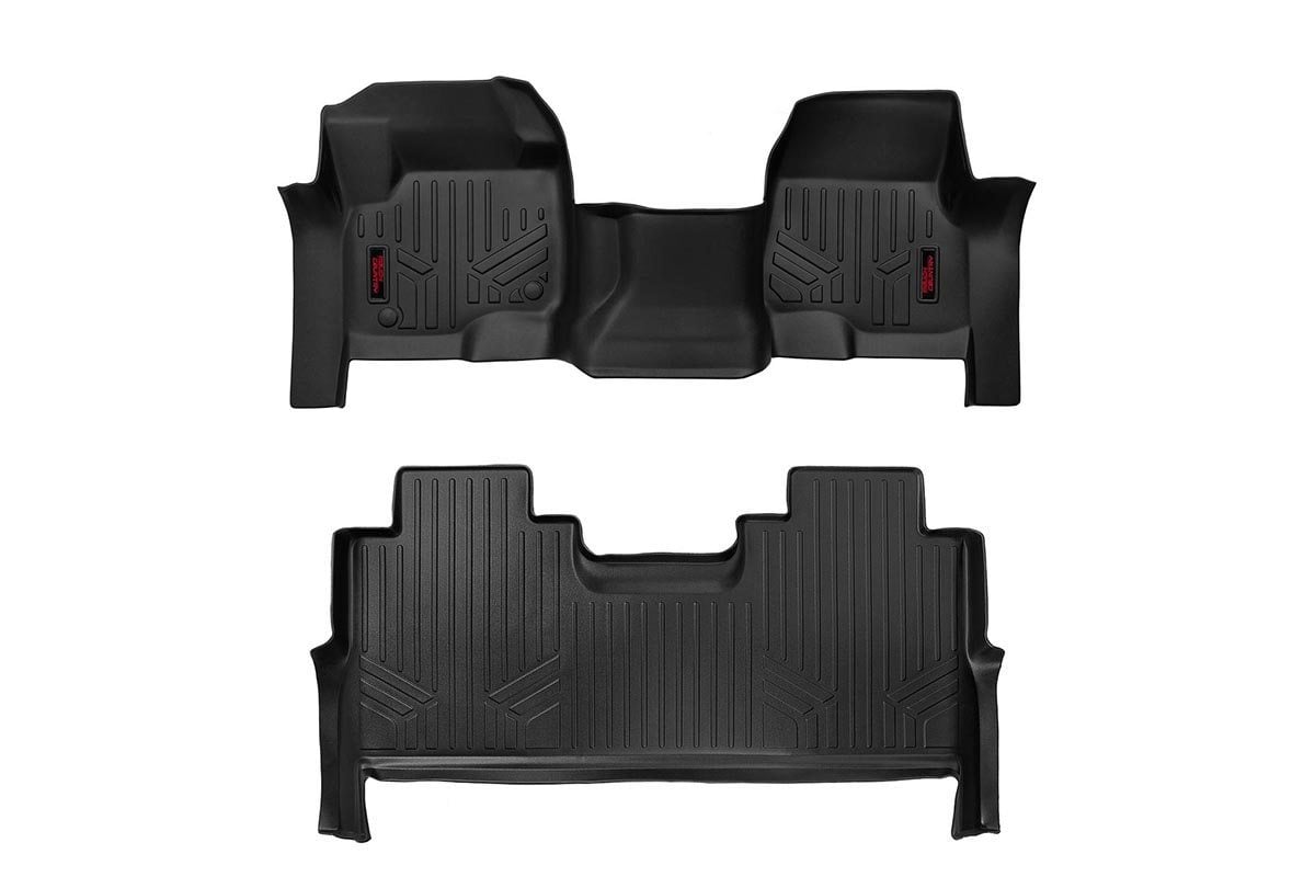 Floor Mats | FR &amp; RR | FR Bench | Ford F-250/F-350 Super Duty 2WD/4WD (17-24)