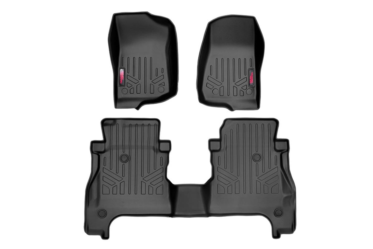 Floor Mats | FR &amp; RR | RR Lockable | Jeep Gladiator JT 4WD (2020-2024)