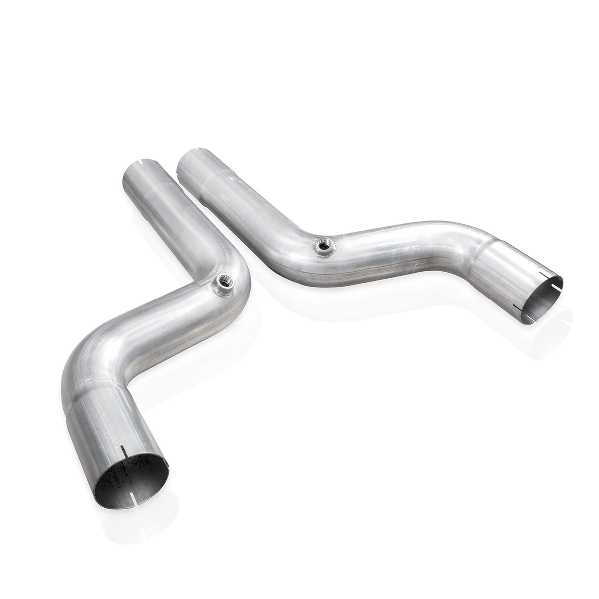 Stainless Works - 2015-2026 Mustang GT Lead Pipe Kit: Aftermarket Connect - M15LDSLG