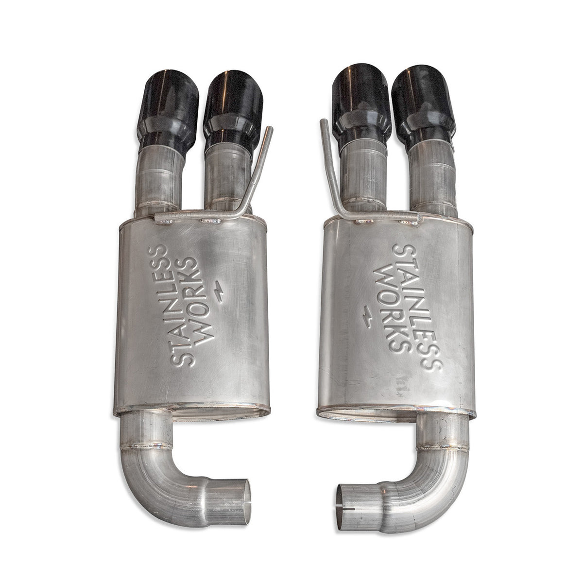 Stainless Works - 2018-23 Mustang GT Axleback: Legend/Redline Series - M18ABR