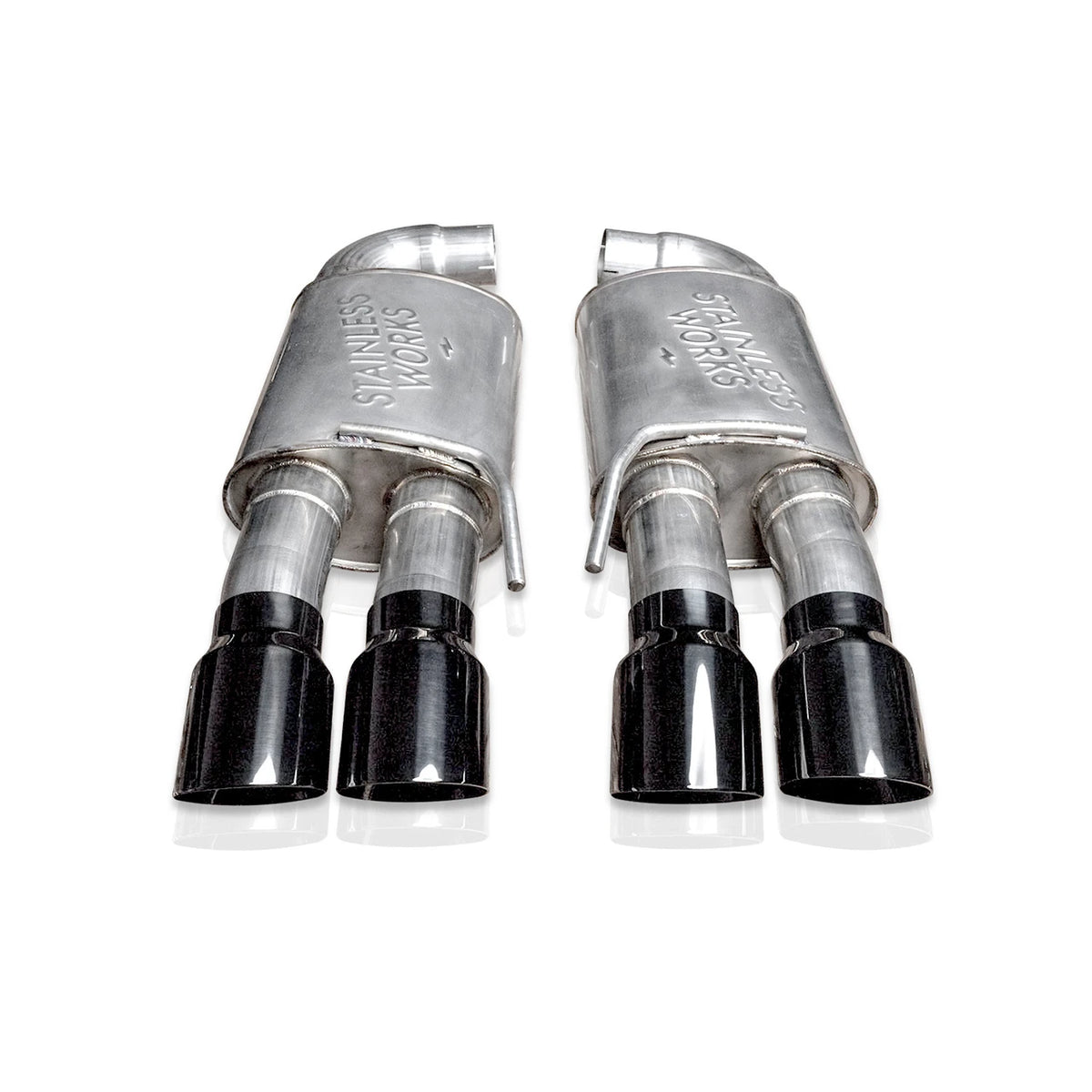 Stainless Works - 2018-23 Mustang GT Axleback: Legend/Redline Series - M18ABRB