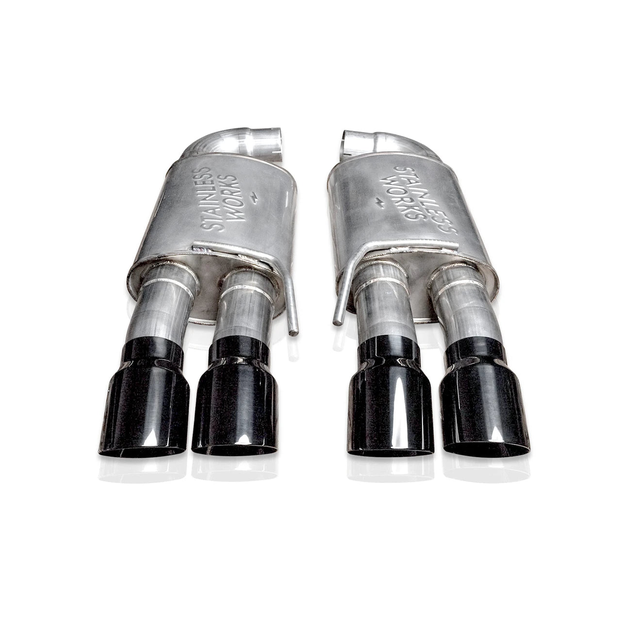 Stainless Works - 2018-23 Mustang GT Axleback: Legend/Redline Series - M18ABLB