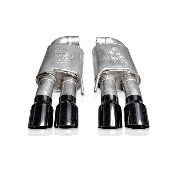 Stainless Works - 2018-23 Mustang GT Axleback: Legend/Redline Series - M18ABR