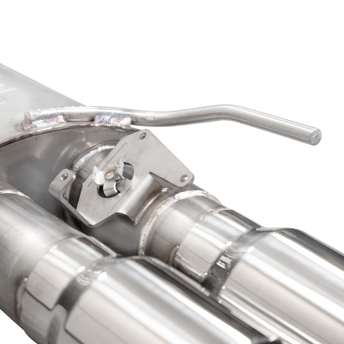 Stainless Works - 2024-26 Mustang GT Catback Quad Tips - M24QUADHFCR