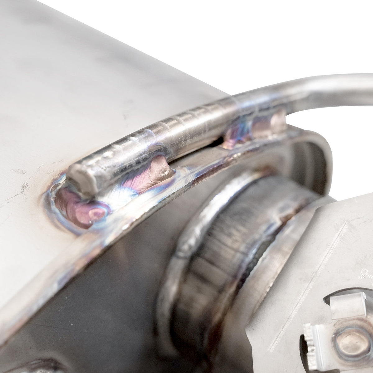 Stainless Works - 2024-26 Mustang GT Catback Quad Tips - M24QUADHFCR