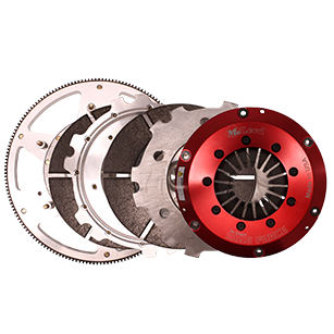 McLeod Mag Force Aluminum Twin-Disc 1998+ GM LS 1-1/8 X 26 Spline 6 BLT Crank 168T FW - 657052-00-07