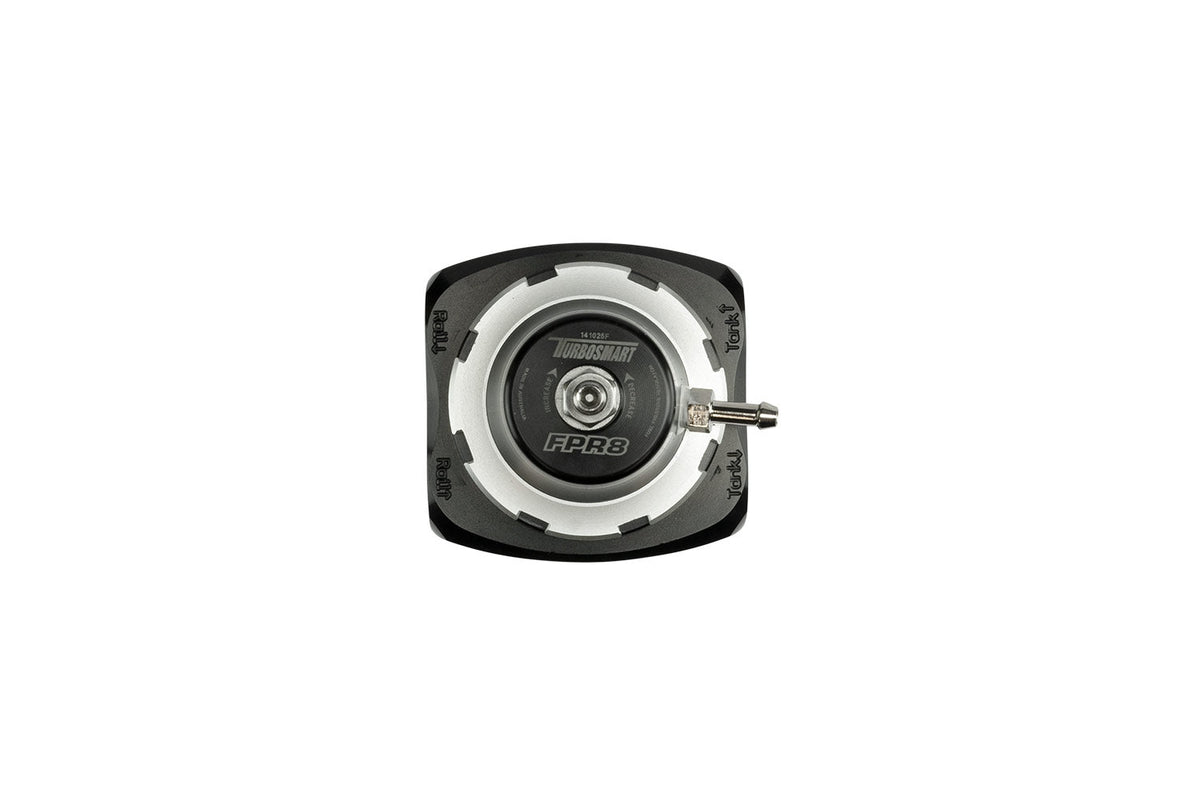 Turbosmart FPRF8 Fuel Pressure Regulator and Filter - Black - TS-0404-1532