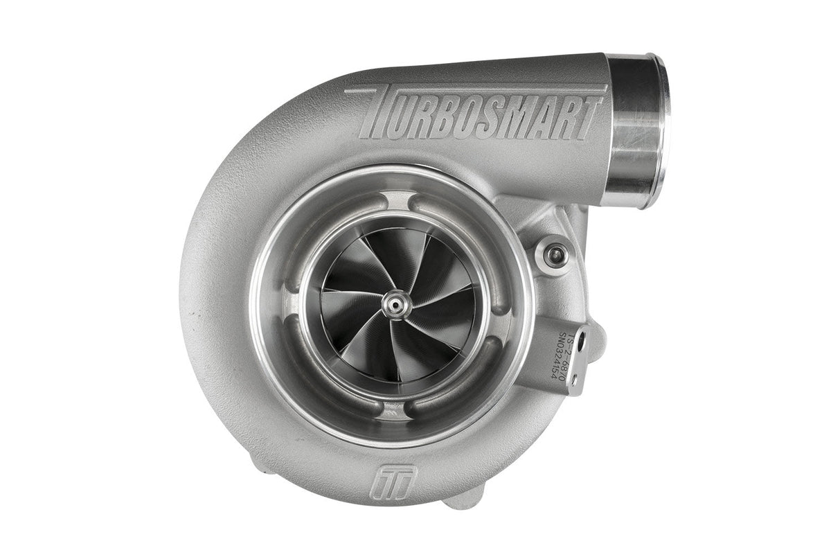 Turbosmart Water Cooled 6870 (Kompact) T4 Divided 1.00AR Externally Wastegated TS-2 Turbocharger - TS-2-6870B-D4100E