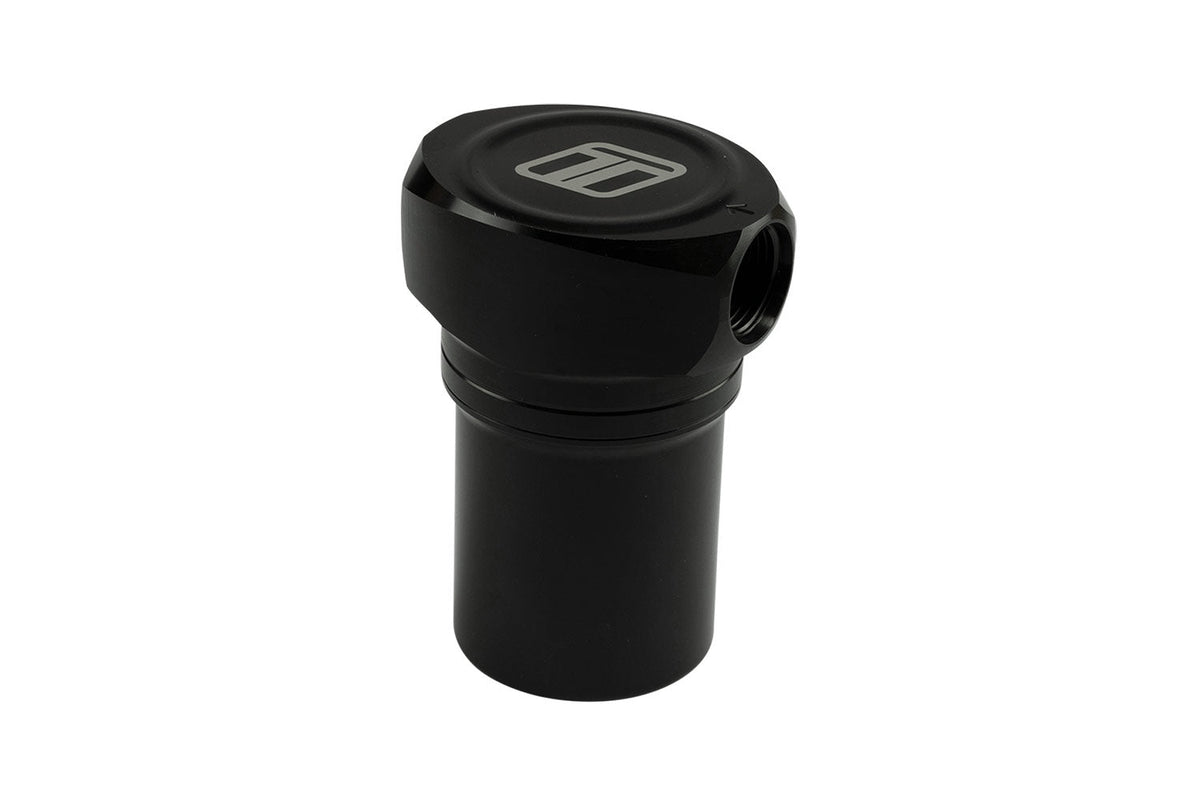 Turbosmart 10um 10AN Fuel Filter Canister - Black - TS-0402-1242