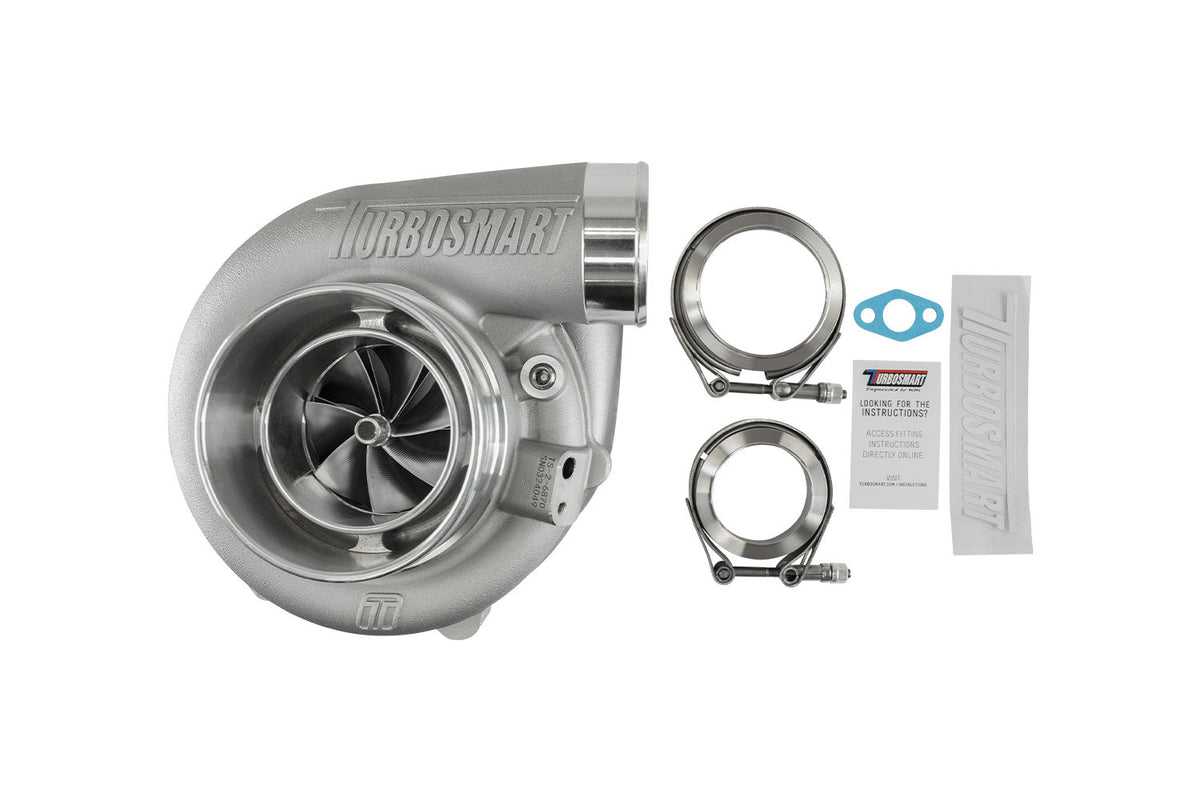 Turbosmart 6870 (Kompact) D4 1.18AR Externally Wastegated TS-2 Turbocharger (Water Cooled) - TS-2-6870B-D4118E