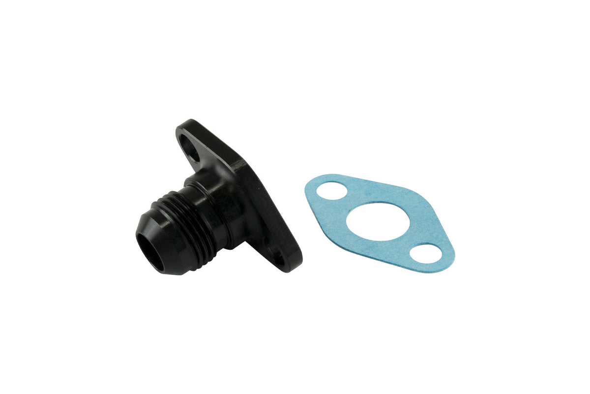 Turbosmart 38.1mm 10AN Oil Drain - Black - TS-199-3006