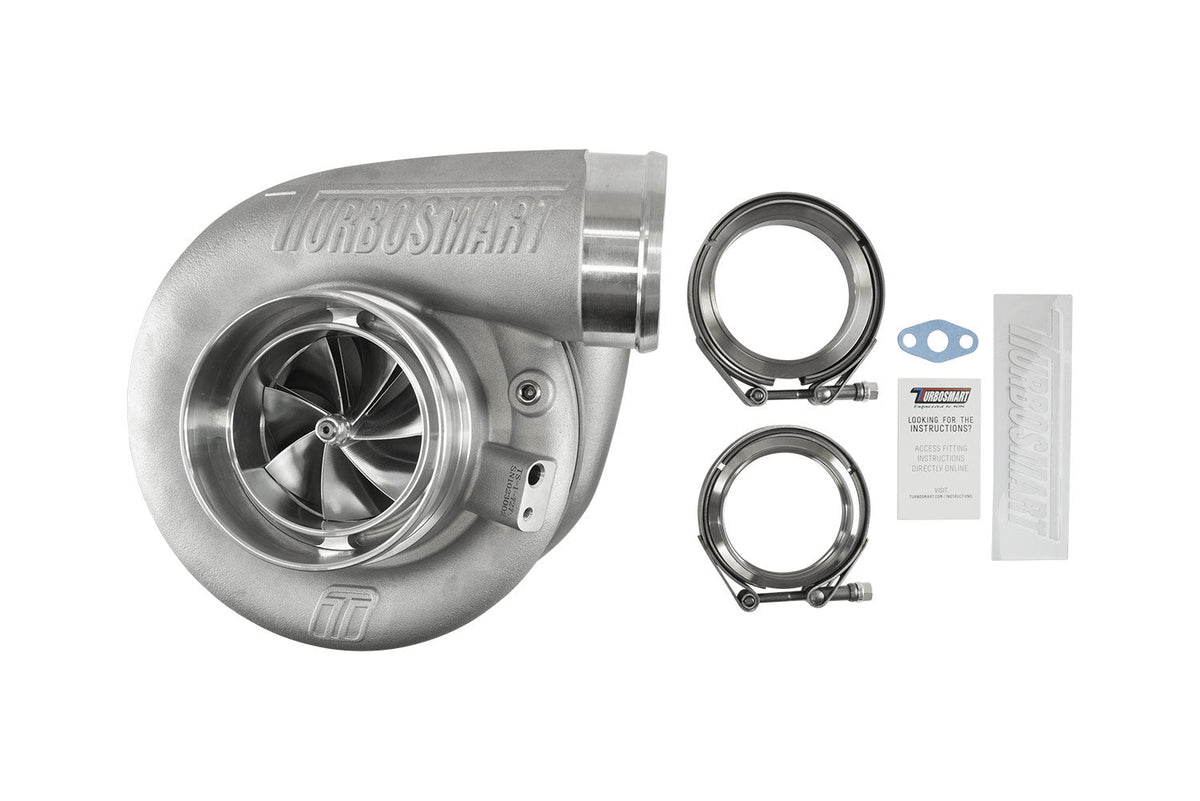 Turbosmart 7275 V-Band 1.24AR Externally Wastegated Water Cooled TS-2 Turbocharger - TS-2-7275C-VB124E