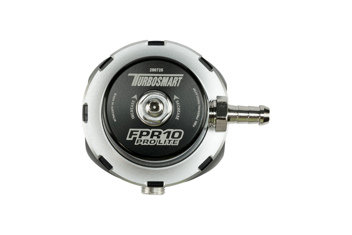 Turbosmart FPR10 Pro-Lite Fuel Pressure Regulator - Black - TS-0404-1442