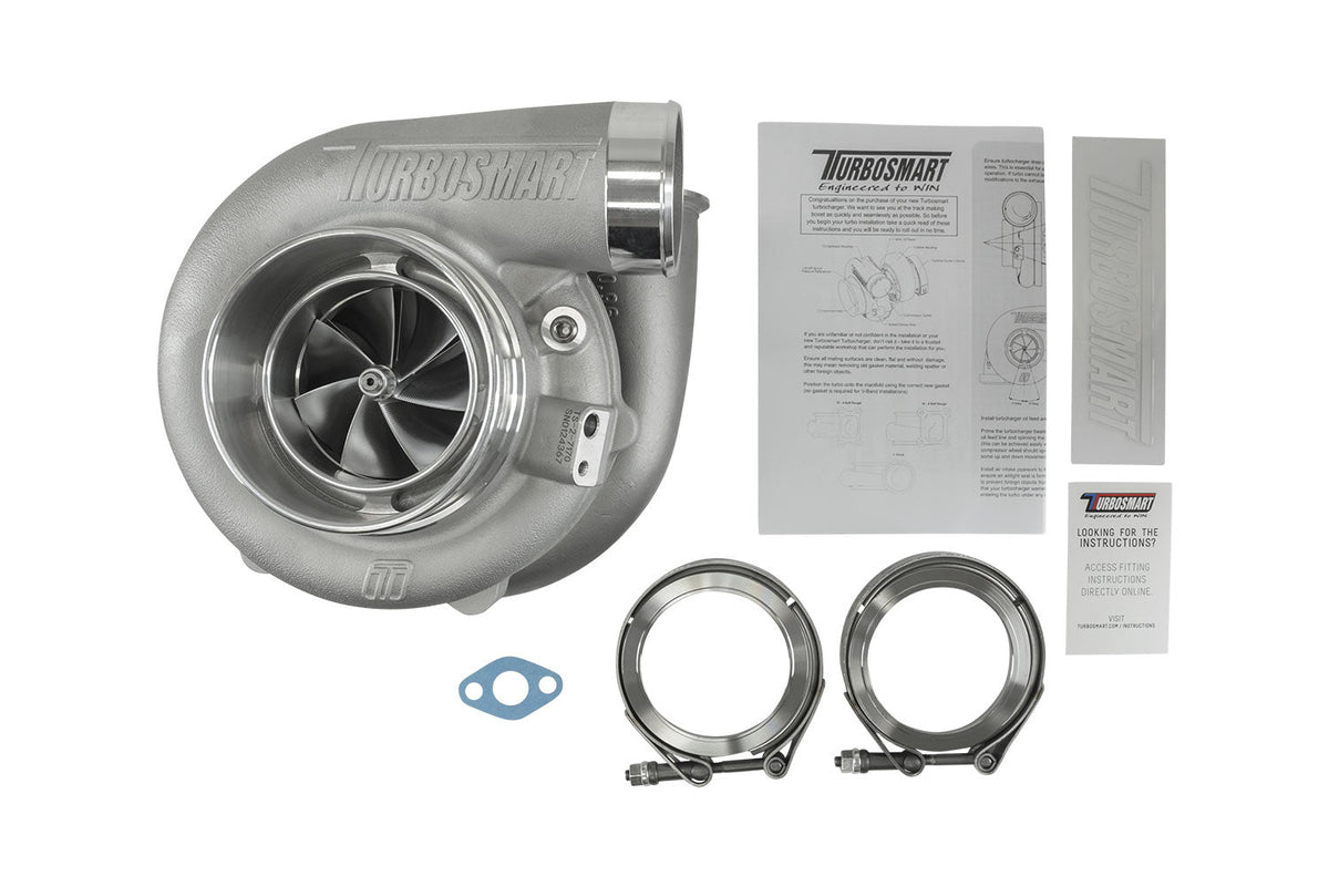Turbosmart TS-2 Turbocharger (Water Cooled) 7170 Kompact T4 (Reverse Rotation) 0.82AR External WG - TS-2-7170B-T4082E-RR