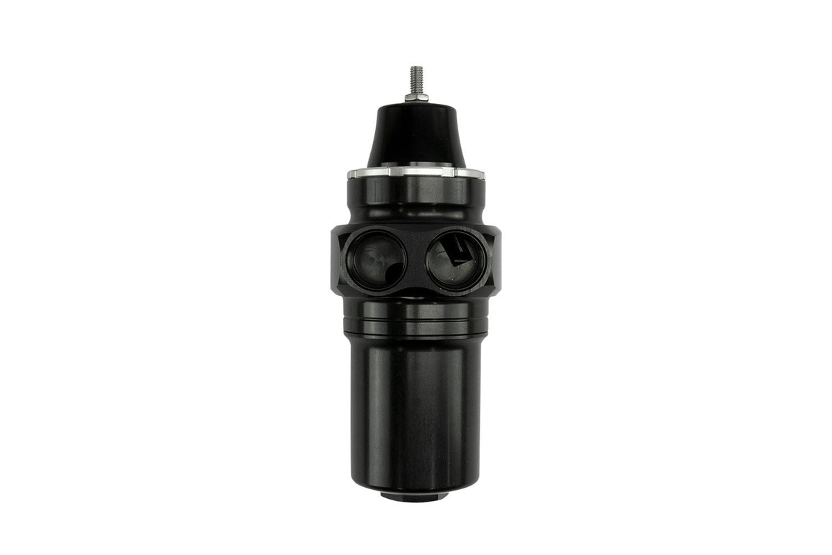 Turbosmart -10AN FPRF10 Canister Style Fuel Filter w/Regulator - Black - TS-0404-1542