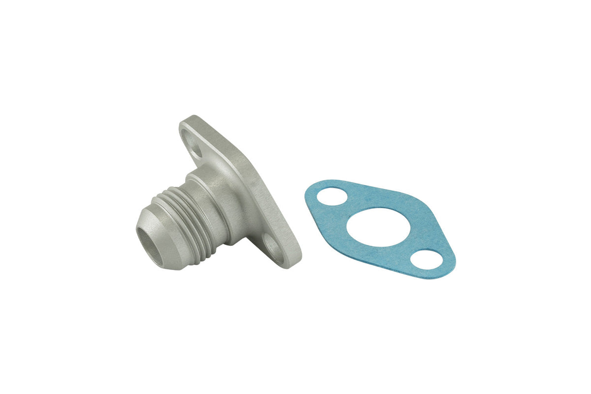 Turbosmart 38.1mm 10AN Oil Drain - Silver - TS-199-3005