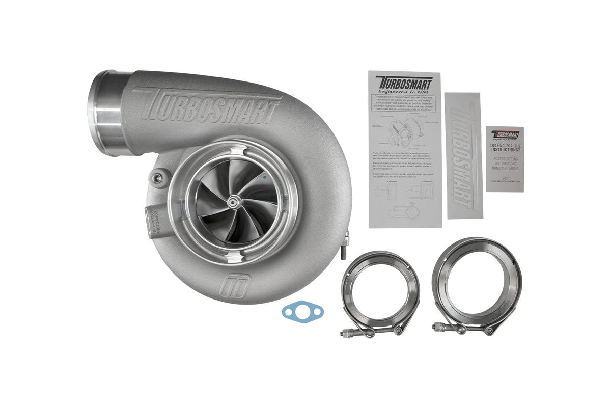 Turbosmart 7675 Pro T4 0.96AR Externally Wastegated Water Cooled TS-2 Turbocharger - TS-2-7675CP-T4096E