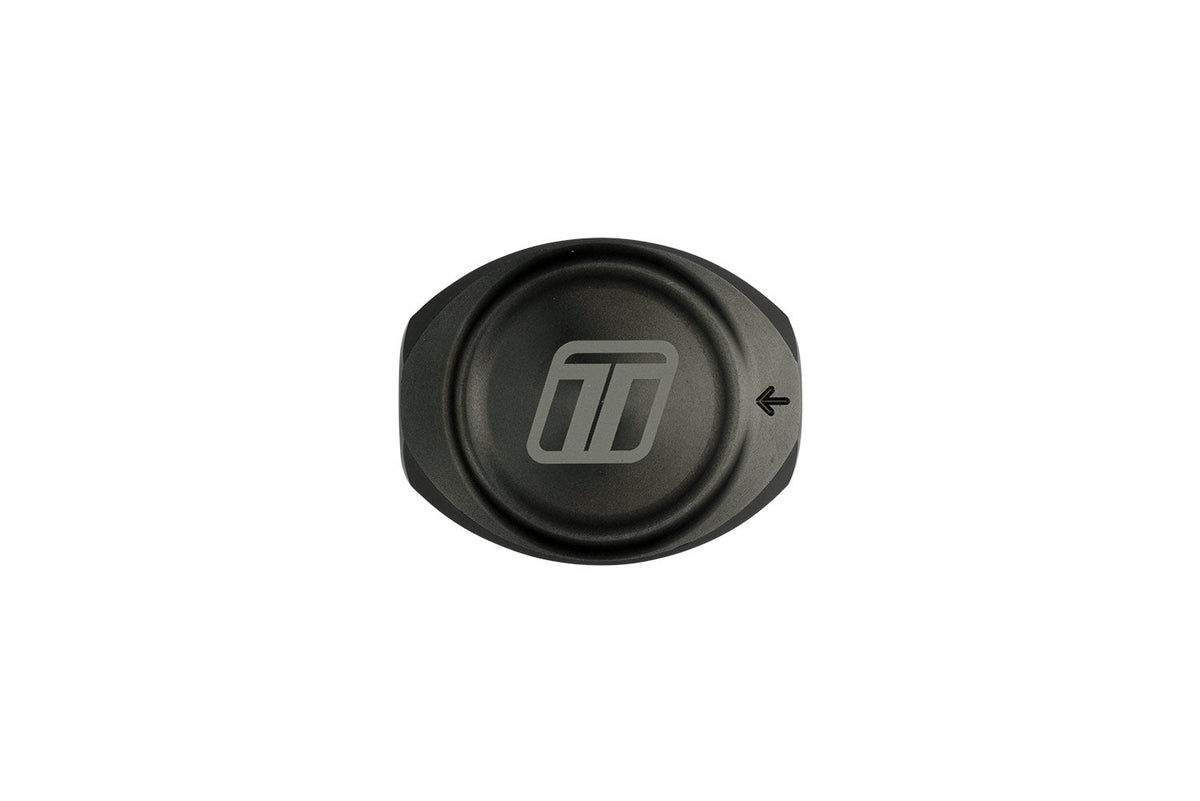 Turbosmart 10um 6AN Fuel Filter Canister - Black - TS-0402-1222