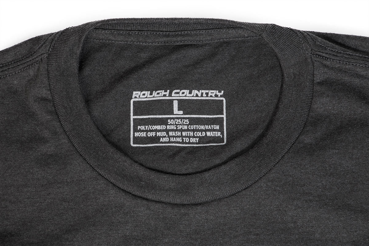 Rough Country T-Shirt | Born &amp; Raised | Black | XL