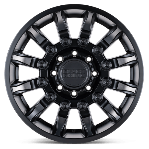 Black Rhino Hard Alloys Mission 20X11.5 6X139.7 -44MM Matte Black W/ Machined Tint