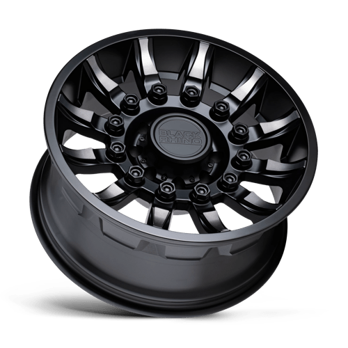 Black Rhino Hard Alloys Mission 20X9 5X127 -18MM Matte Black W/ Machined Tint