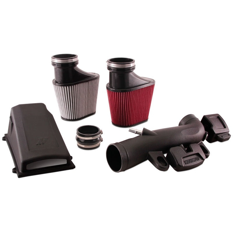 Mishimoto 2018+ Jeep Wrangler JL 3.6L Performance Air Intake w/ Oiled Filter - MMAI-JLP-18 for 2018-2026 Jeep Wrangler - deta