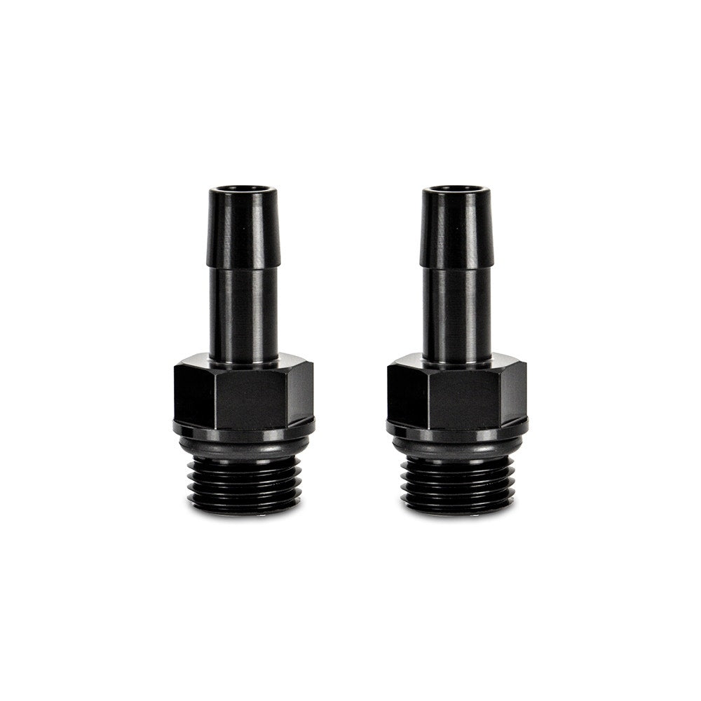 Mishimoto M22 x 1.5 - 10AN Aluminum Fitting - Black - MMFT-M22-10 by Mishimoto - installed view