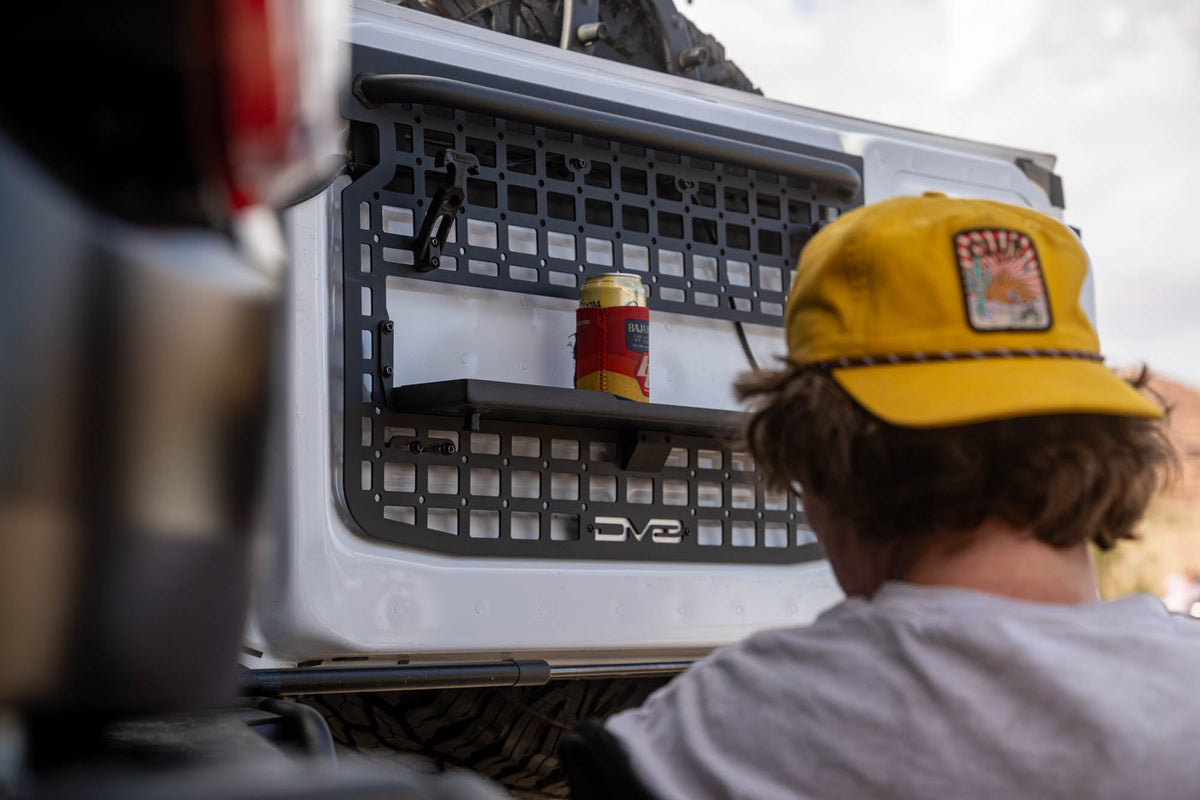 DV8 Offroad - 2021-2026 Ford Bronco | Tailgate Molle Panel - MPBR-02