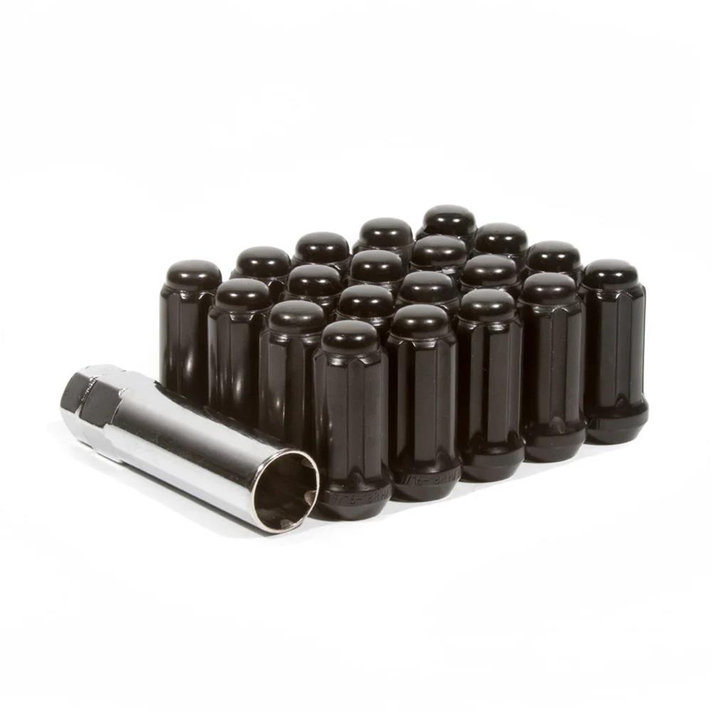 Method Lug Kit - Extended Thread Spline - M12X1.5 - 6 Lug Kit - Black - 24 Nuts - LK-S1215ET-40-24B by Method Wheels