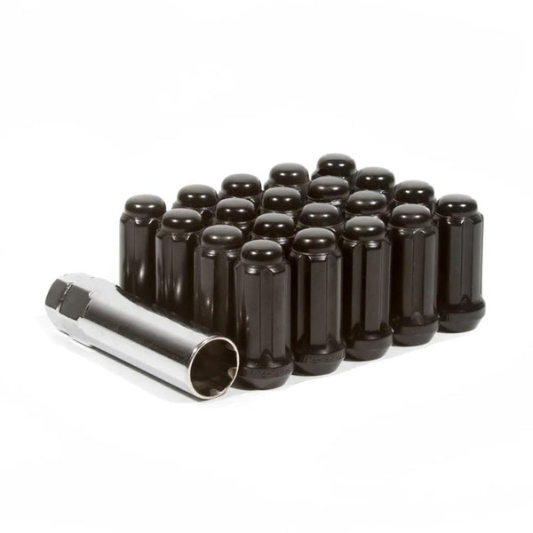 Method Lug Kit - Extended Thread Spline - M12X1.5 - 6 Lug Kit - Black - 24 Nuts - LK-S1215ET-40-24B by Method Wheels