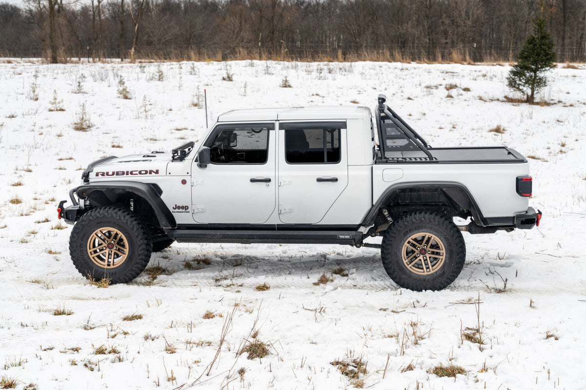 N-Fab ARC Sports Bar 20-22 Jeep Gladiator - Textured Black(Roll-N-Lock Cover Fitment Only) - J19BR-RLT