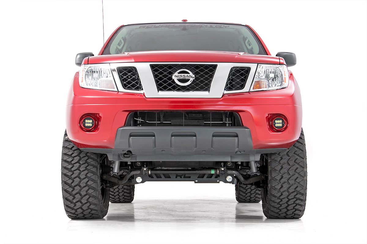 LED Light Kit | Fog Mount | 2&quot; Black Pair | Spot | Nissan Frontier (05-20)