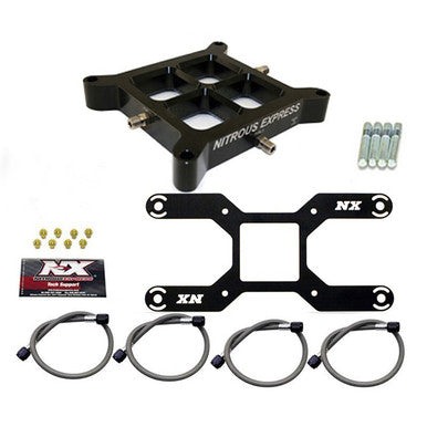 Nitrous Express Single Entry Crossbar Pro Power Plate Conversion (4150 Flange) 100-500hp - NX609