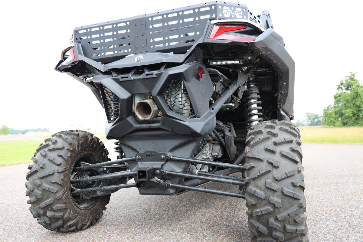 LED Light Kit | Tail Light Mount | 6&quot; Black Slimline Pair | Can-Am Maverick X3 