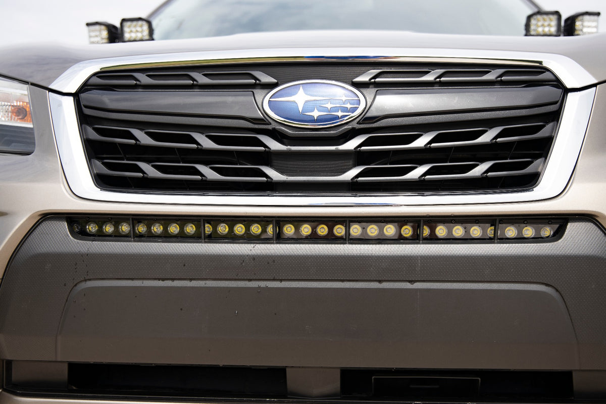LED Light Kit | Bumper Mount | 30&quot; Chrome Single Row | Subaru Forester (14-18)