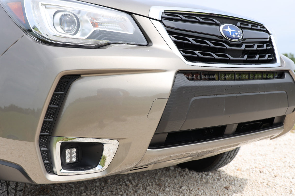 LED Light Kit | Fog Mount | 2&quot; Black Pair | Spot | Subaru Forester 4WD (14-18)