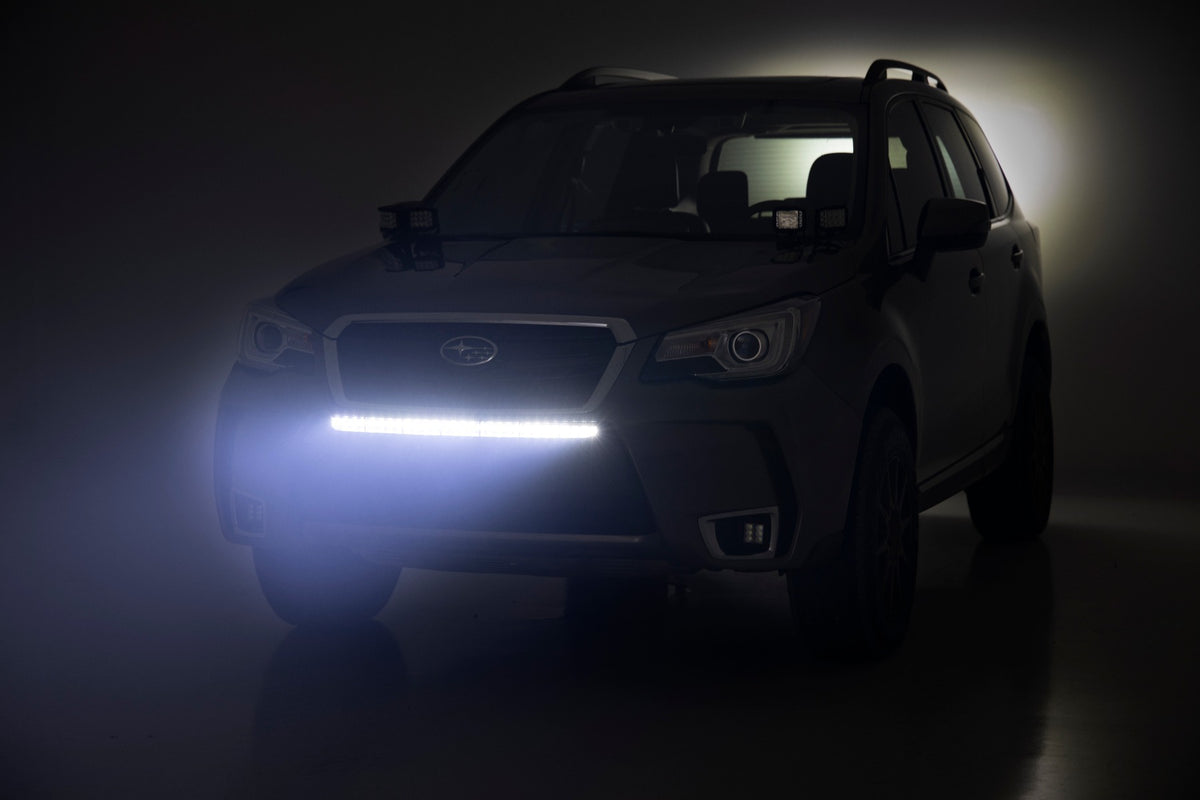 LED Light Kit | Bumper Mount | 30&quot; Chrome Single Row | Subaru Forester (14-18)