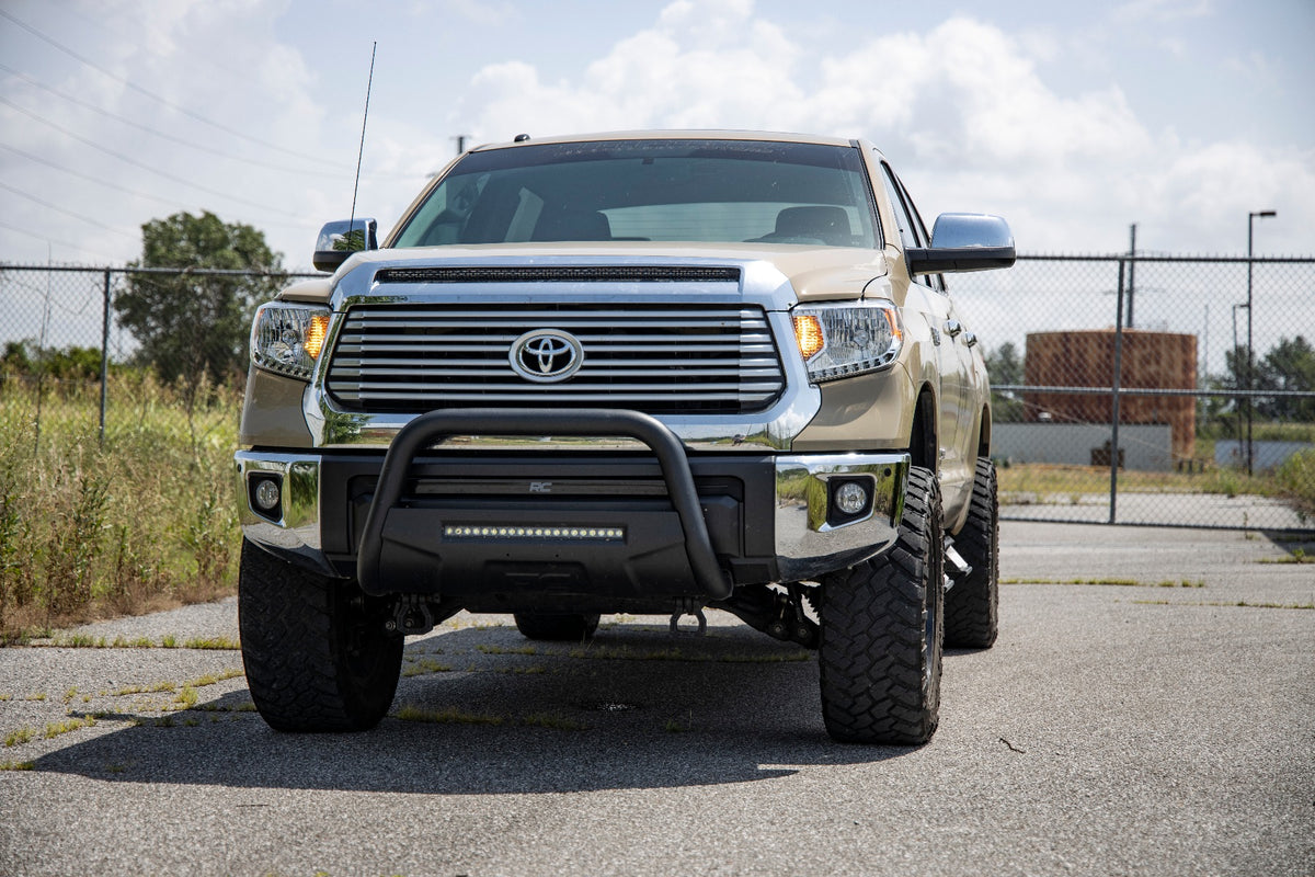 LED Light Kit | Hood Bulge | 40&quot; White/Amber Strip | Toyota Tundra (14-21)